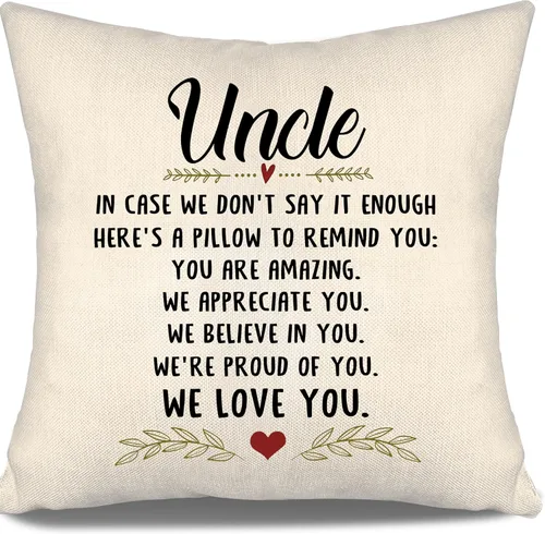 Vista 26 de En caso de que no lo diga lo suficiente aquí hay una almohada para recordarte que eres increíble, te aprecio, te quiero. Funda de almohada para tía