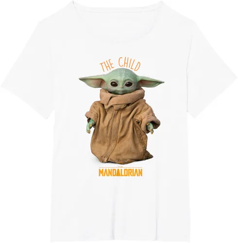 Vista 58 de Star Wars The Mandalorian Grogu The Child Photo Pose - Camiseta linda Negro