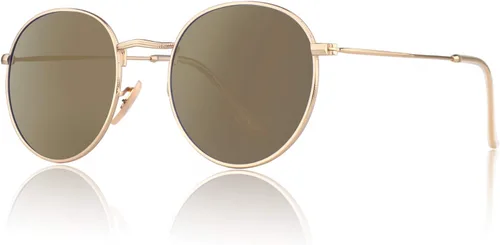 Vista 84 de CGID Gafas de sol unisex polarizadas redondas E01 Lennon