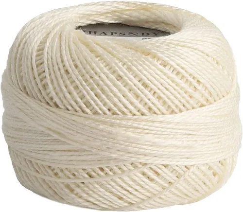 Vista 2 de Rhapsody Hilo de algodón perla tamaño 8 hilo de ganchillo Perle 12 bolas Set tejido a mano, bordado, sashiko, punto de cruz, costura, punto de Col.