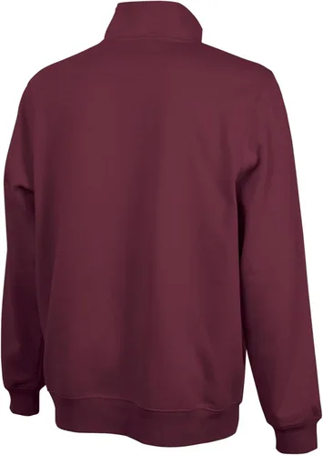 Vista 3 de Charles River Apparel Unisex Crosswind Quarter Zip, Mens and Womens Soft Cotton Blend Sweatshirt, Oatmeal Heather, 3X-Large