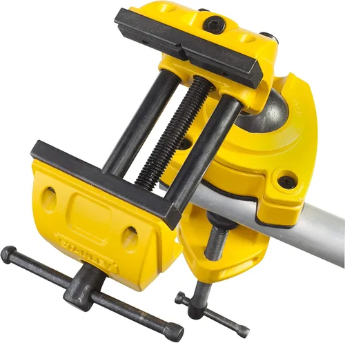 Vista 9 de Stanley 1-83-069 MaxSteel, Banco de tornillo para pasatiempos, con múltiples ángulos, color amarillo/negro