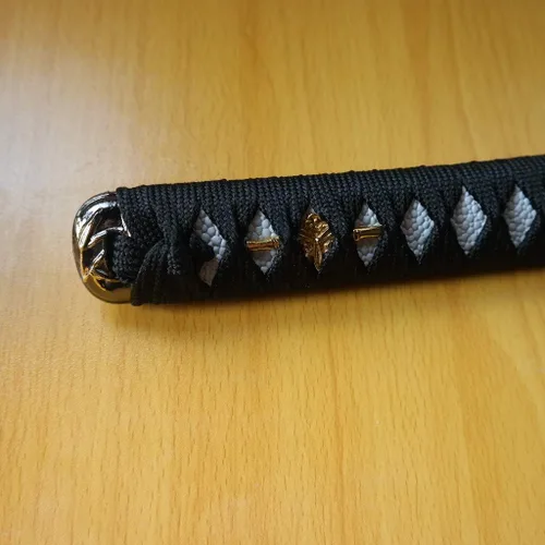 Vista 8 de Mango de Espada Tsuka 10.2in o Especificaciones Especiales Herrajes de Aleación/Cobre/Hierro e Imitación o Samegawa Real