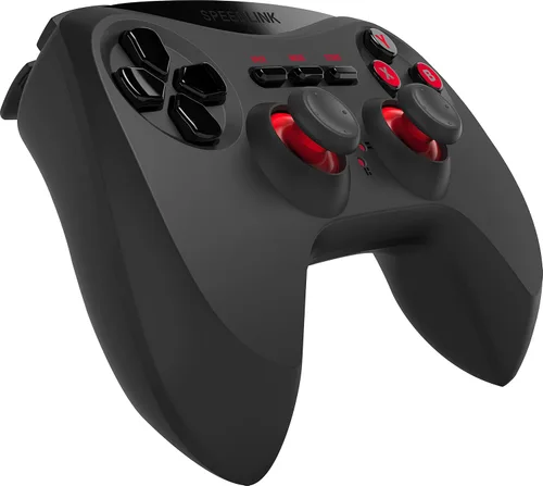 Vista 2 de Speedlink Strike NX - Gamepad inalámbrico para PC, negro (SL-650100-BK)