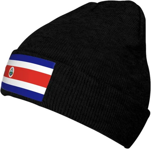 Vista 16 de Gorro de punto nacional para invierno y otoño, gorros para hombres y mujeres, gorro cálido con puños, gorro de esquí suave unisex