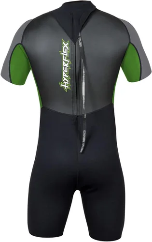 Vista 7 de HYPERFLEX Traje de neopreno corto de 0.098 in para hombre y mujer, surf, deportes acuáticos, buceo, esnórquel, cómodo, flexible, ajuste anatómico