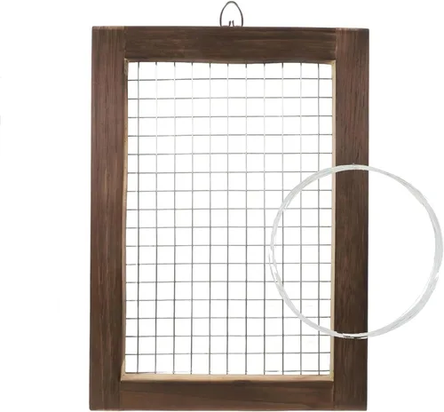 Vista 8 de Kit de montaje de helecho cuerno de ciervo, maceta colgante de pared de madera para orquídeas y jardín vertical, tablero de soporte para plantas
