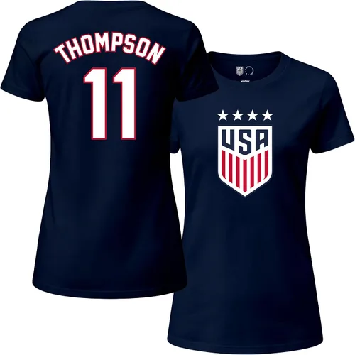 Vista 11 de Icon Sports Camiseta de algodón con licencia oficial del equipo nacional de fútbol femenino de EE. UU. - Mujeres - 67WCT