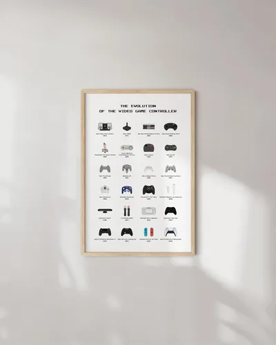 Vista 4 de HAUS AND HUES Pósteres retro de videojuegos para paredes arte de pared de videojuegos y póster de jugadores decoración de jugadores para habitación