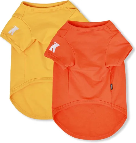 Vista 12 de Koneseve Camisas para perros, ropa de algodón suave para perros, camiseta elástica para perros pequeños, medianos y grandes, camisa de gato azul