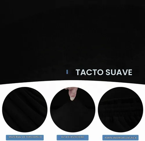 Vista 3 de CUCRAF Funda para sofá con cojines de 3 piezas, fundas deslizantes de terciopelo suave y grueso para sofá de la sala de estar, protector de muebles