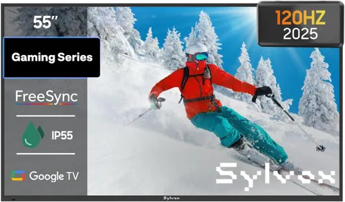 Vista 15 de SYLVOX Outdoor TV, 65" Smart Waterproof Outdoor TVs, 1000 Nits Ultra Bright