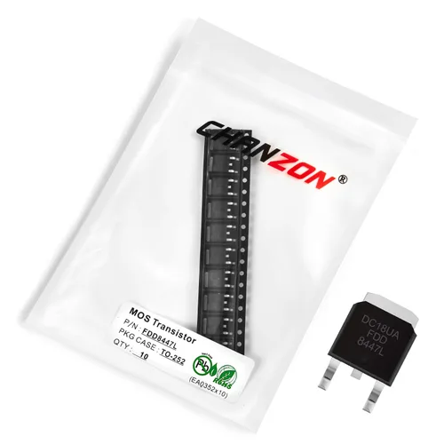 Vista 99 de Chanzon 2N60 TO-220AB NMOS MOS N-Channel Power MOSFET Transistor, alto voltaje y corriente nominal, (paquete de 10 unidades)