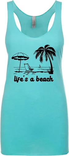Vista 25 de Women's Graphic Racerback Tank Top, Gift for Her, Shirts with Sayings, Yoga Tee, Song