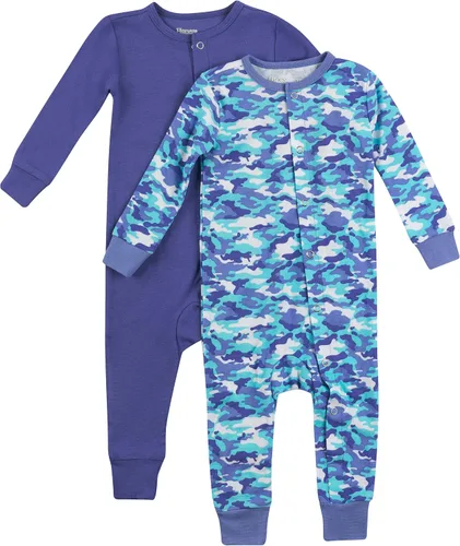 Vista 34 de Hanes Ultimate Baby - Trajes para dormir y jugar (2 unidades), para bebés, flexibles