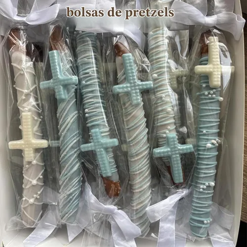 Vista 6 de 100 bolsas de celofán planas transparentes de 2 x 10 pulgadas, bolsas de celofán largas cubiertas de chocolate, bolsas de barras de chocolate