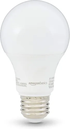 Vista 2 de Amazon Basics - Bombillas LED no regulables, eficientes energéticamente, de larga duración, equivalente a 40 W, 6 W, base estándar E26, 2700 K, vida
