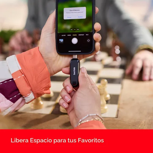 Vista 2 de SanDisk 128GB Phone Drive para Android - El USB 2-en-1 para teléfonos inteligentes, tabletas y computadoras - Unidad USB con conectores USB Type-C