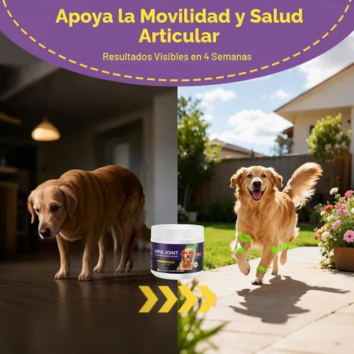 Vista 4 de Masticables de apoyo para cadera y articulaciones para perros, 120