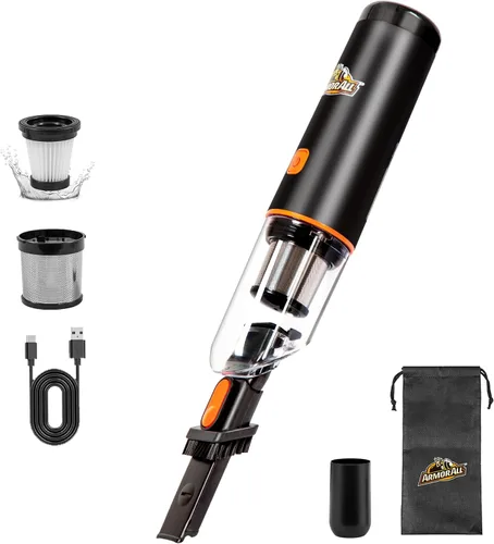 Vista 7 de Armor All AA12V2 0903 Aspiradora para autos, Compacta, Naranja