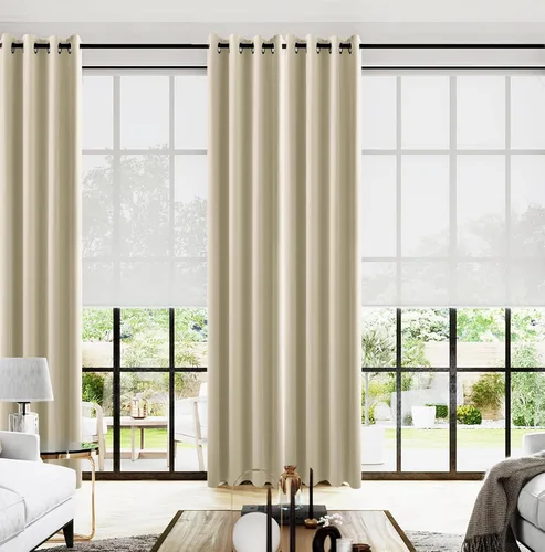 Vista 18 de KOUFALL Cortinas de Baño Aqua para Ventana, Juego de 2 Paneles Decoración Costera Cortinas Cortas Opacas para Ventana Pequeña de Cocina Puerta