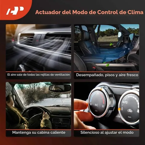 Vista 6 de A-Premium Actuador de puerta de mezcla de calentador HVAC, Reemplaza