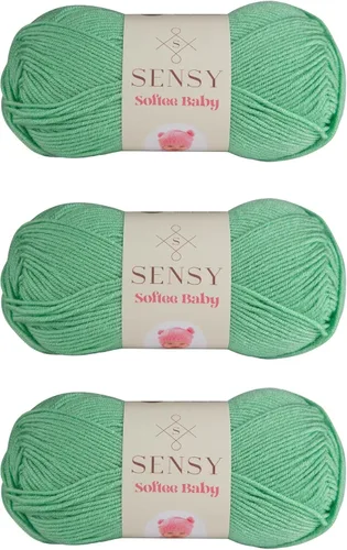 Vista 51 de Sensy Softee Hilo para Bebé, 3.5 oz, 275 yardas, Gauge 3 Light (Almendra)