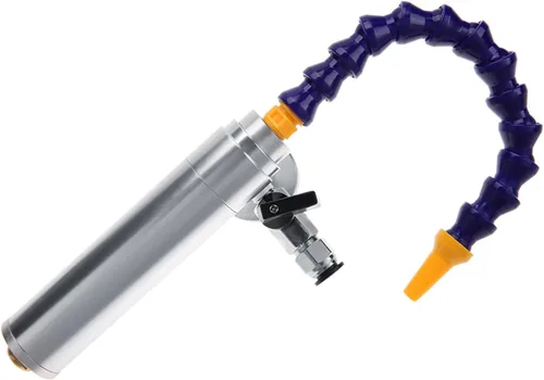 Vista 9 de Mini pistola de aire frío Vortex de 6.299 in Máquina de flujo de aire de enfriamiento seco con tubo flexible para cabezal de máquina