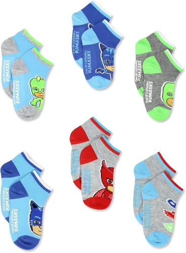 Vista 3 de PJ Masks Paquete de 6 calcetines de agarre para niños pequeños