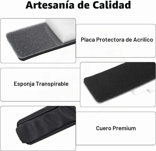 Vista 4 de PRO - Repuestos de cojín de esponja para diadema compatibles con Beats by Dr. Dre Pro Detox auriculares (negro)