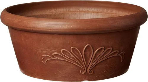 Vista 13 de Arcadia Garden Products PSW TA20C Bandeja Compuesta de Plástico/Piedra/Madera para Bulbos – Sin Orificio de Drenaje (Perforable), 8"x3", Chocolate