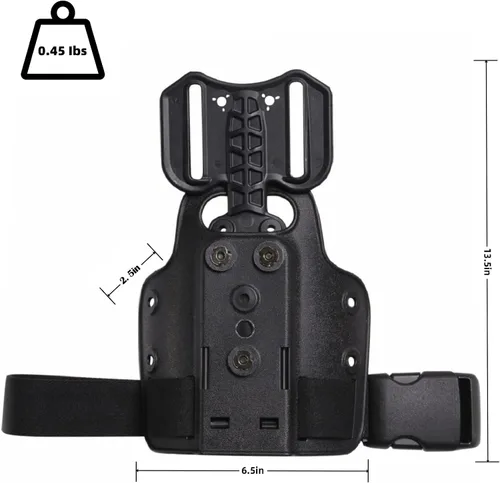 Vista 3 de Adaptador Flex de caída ajustable plataforma de pierna de polímero adaptador de cubierta para fundas y bolsa de cargador de cierre rápido