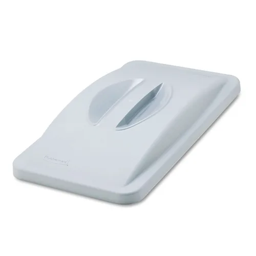 Vista 7 de Rubbermaid Commercial Products Slim Jim Tapa con Bisagras para Uso con Contenedores Slim Jim Ventilados de 16/23 GAL para Negro