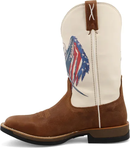 Vista 122 de Twisted X Botas Tech X para hombre de 12 pulgadas, botas occidentales casuales para hombre