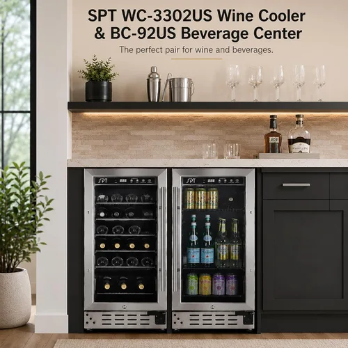 Vista 14 de SPT BC-92US 92 Puede Bebidas Enfriador Grado Comercial