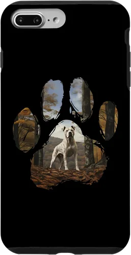Vista 9 de iPhone 15 Dogo Argentino Mountain Paw Design Dog Mom Dad Case