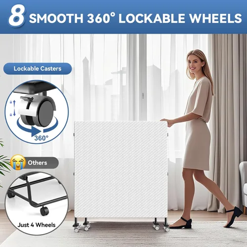 Vista 8 de Cama plegable para invitados con colchón y respaldo ajustable de 6 posiciones para adultos, cama nido plegable de metal, siesta de oficina, descanso