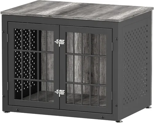 Vista 20 de rehomerance Jaula/Mueble de Servicio Pesado de 26" para Perros Pequeños, Perrera de Metal para Perros con Alta Ansiedad, Jaula para Mascotas a
