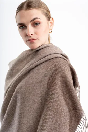 Vista 2 de Bufanda de alpaca 100% bebé Lujo Suave Elegante Hipoalergénicocontemporáneo