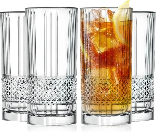 Vista 4 de Barski Flauta de tostado, champán, flautas, juego de 6 vasos de cristal de flauta, copas de brindis de boda, vidrio con diseño de borde grueso, 6