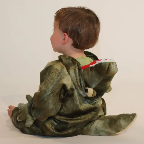 Vista 2 de Disfraz de dinosaurio jurásico para bebé, disfraz para niños pequeños