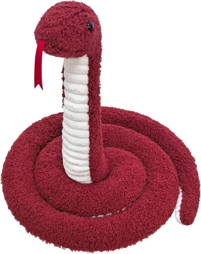 Vista 16 de Juguete de peluche negro de serpiente de peluche, suave juguete de peluche para niños y niñas, regalos para niños o novia, 17 pulgadas