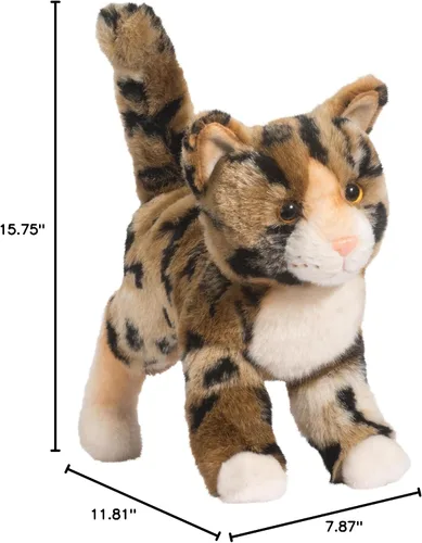 Vista 2 de Peluche de gato Douglas Tashette bengalí
