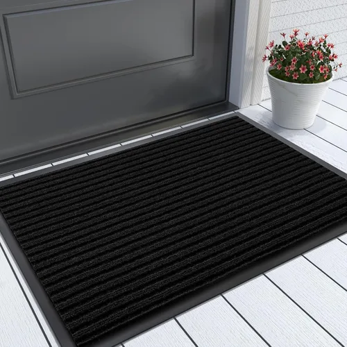 Vista 75 de Yimobra Tapetes de bienvenida para puerta delantera, 29.5 x 17 pulgadas, de alta resistencia, resistente al agua, para puerta exterior, entrada