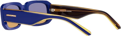 Vista 12 de ARNETTE Gafas de sol para hombre, montura negra, lentes gris oscuro, 2.087 in