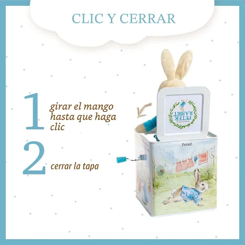 Vista 4 de Muñeco de caja de sorpresas musical Beatrix Potter Peter Rabbit