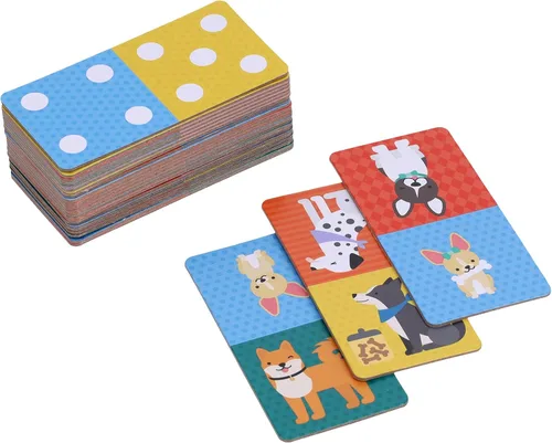 Vista 2 de Game Spot the Difference Dominoes Doggies