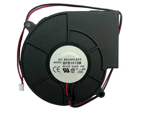Vista 2 de BFB1012M 12V 0.85A 9733 97MM Ventilador de refrigeración turbo de 2 hilos