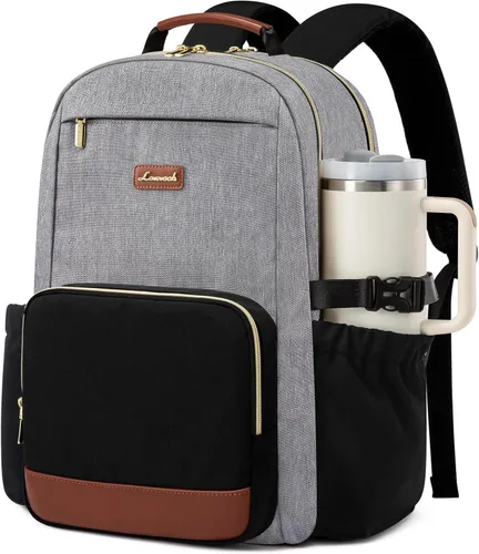 Vista 33 de LOVEVOOK Mochila para laptop para mujer, 15,6 pulg.