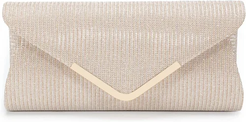 Vista 2 de Bolsos de mano brillantes para mujer, bolso de noche para mujer, bolso de mano para mujer, bolso de mano para fiesta, graduación, boda